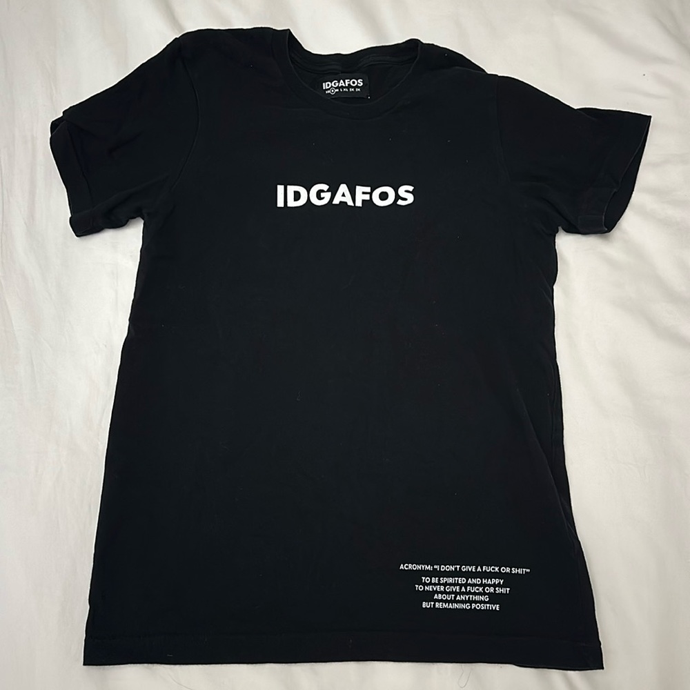 DILLON FRANCIS IDGAFOS MERCH TSHIRT